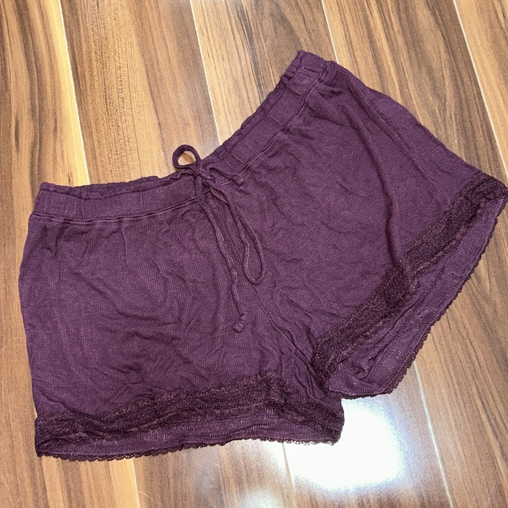 XS Aerie stretchy ribbed pajama shorts